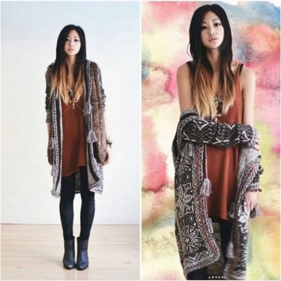 Free People Kai Pom XS Cardigan Sweater - Picture 7 of 14